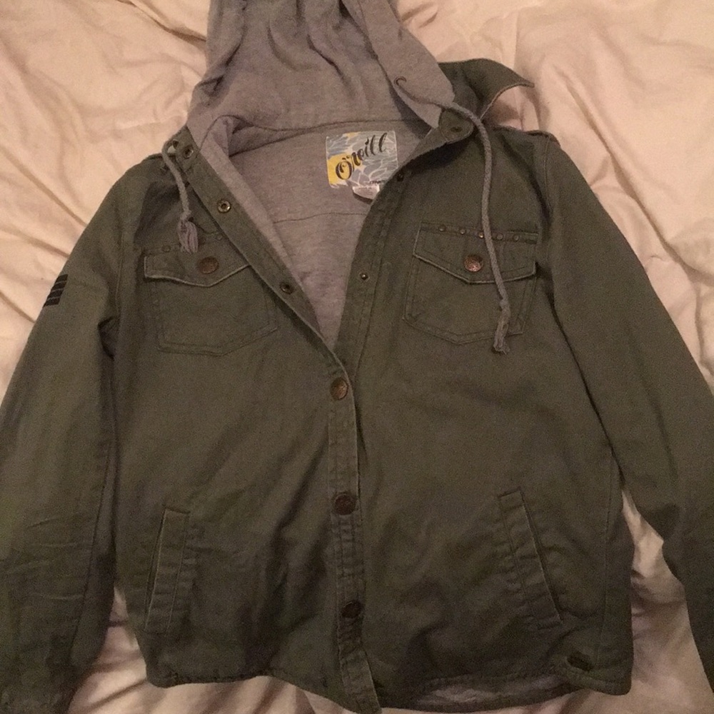 O'Neill green and grey jacket